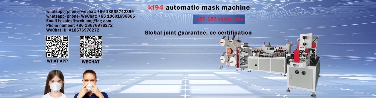 Qualität KN95 Gesichtsmaske, die Maschine herstellt Fabrik