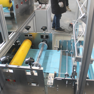 High Stability Non Woven Shoe Cover Making Machine Stainless Steel Chrome Plated