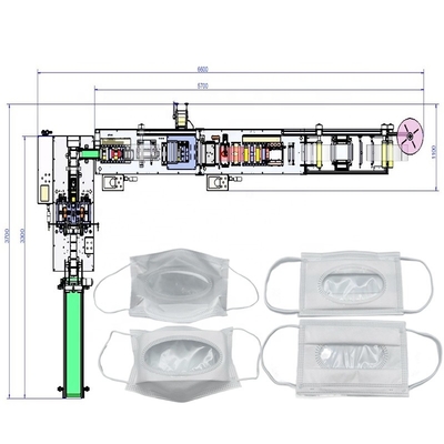 full automatic Lip language mask machine automatic face mask mask machine